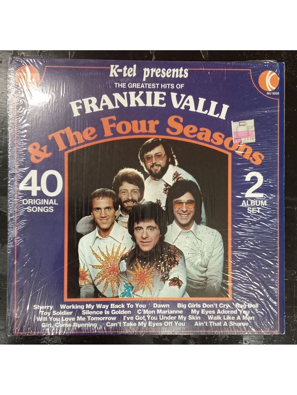 K-Tel presents the Greatest Hits of Frankie Valli Vintage Vinyl Record Set